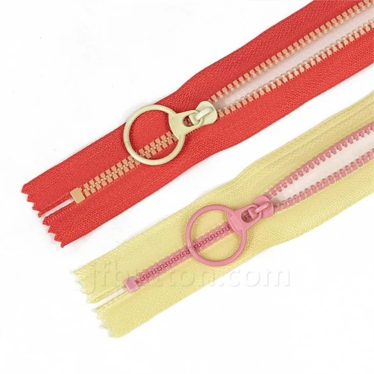 Chunky Plastic Open Ended Zips