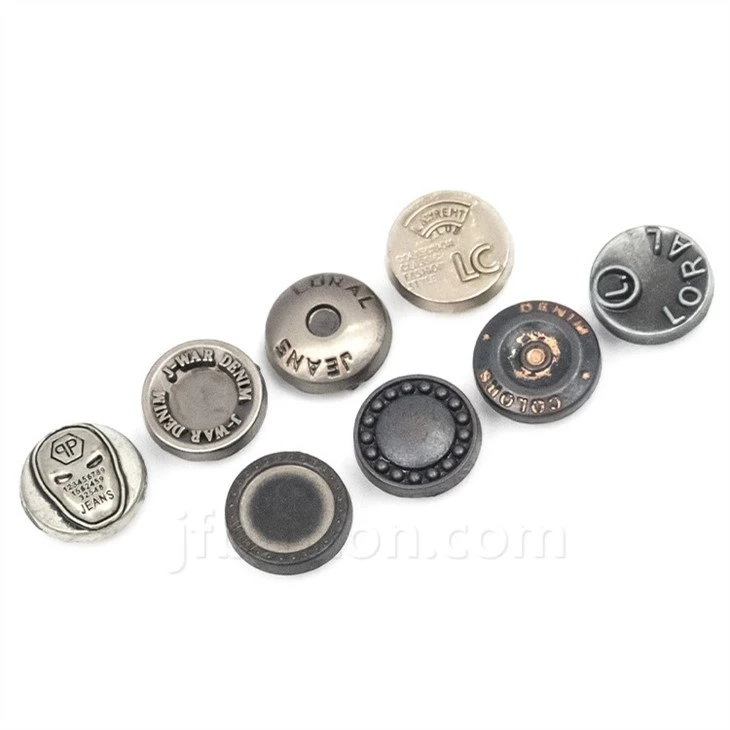 Jeans Rivets And Buttons