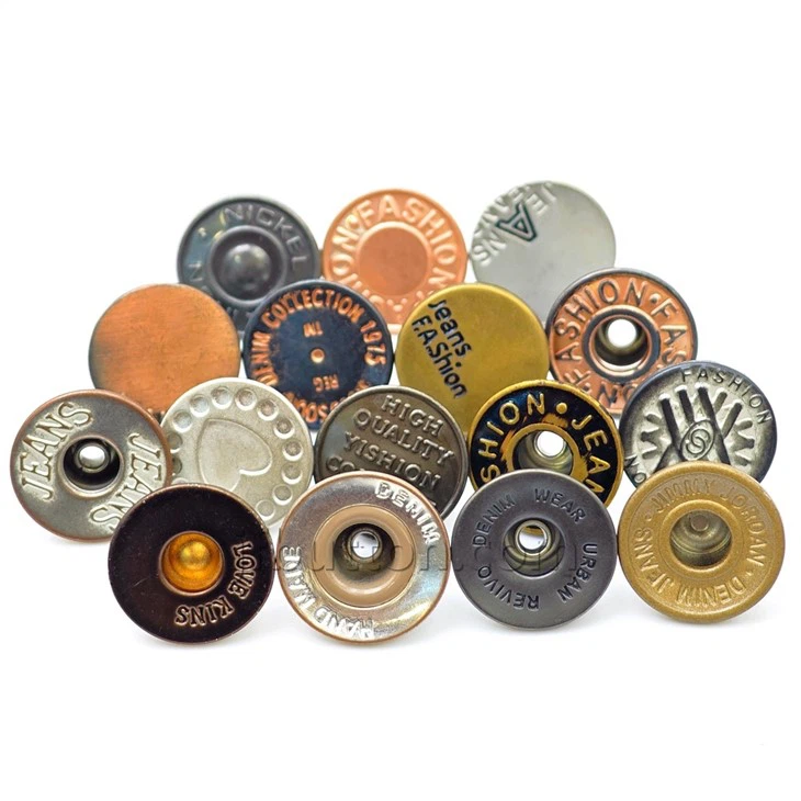 Metal Pants Button