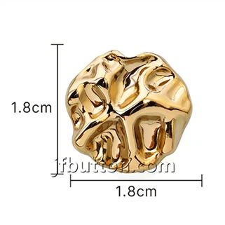 Buttuni tal-Metall Water Ripple