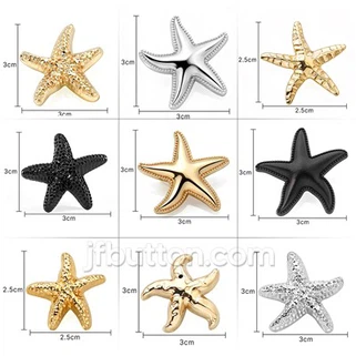 Starfish Shank Button Għall Cardigan