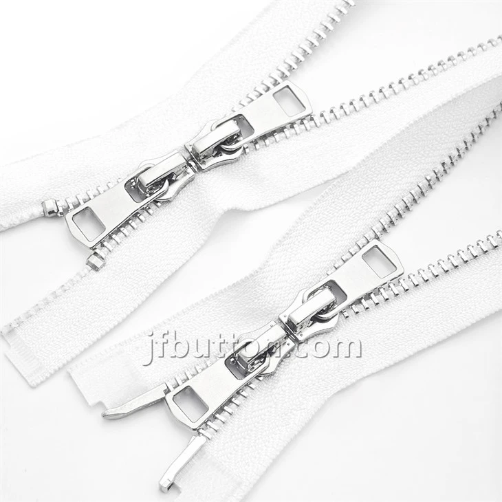 Two Way Metal Zippper