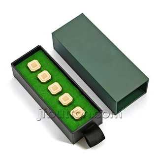 Gold Plated Baju Melayu Studs