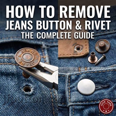 Kif tneħħi l-buttuna u l-irbattuti tal-jeans