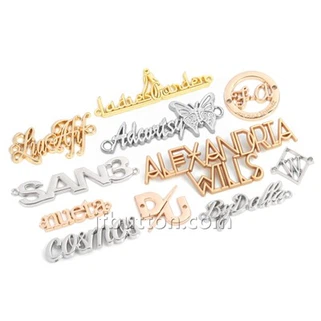 Tikketti tal-Bag tal-metall magħmulin bl-idejn